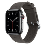 Cinturino silicone con giunto bambù per Apple Watch