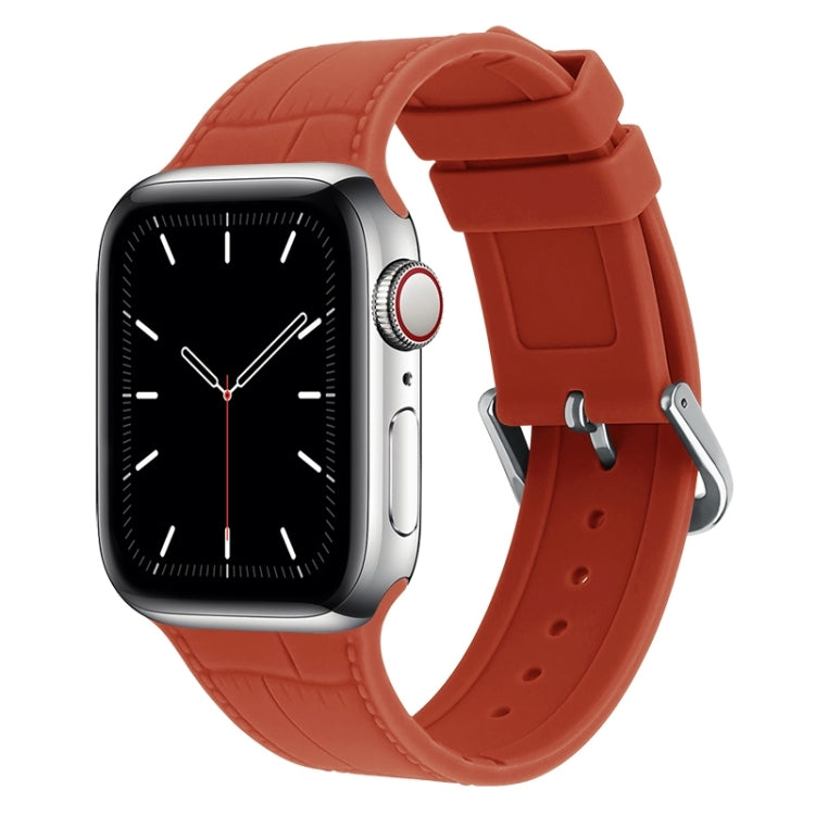 Cinturino silicone con giunto bambù per Apple Watch