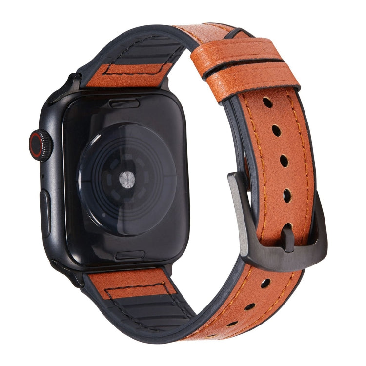 Cinturino in pelle Crazy Horse per Apple Watch Series 1-7 e SE