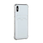 Custodia posteriore in TPU con slot per schede per iPhone