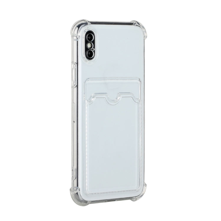 Custodia posteriore in TPU con slot per schede per iPhone