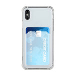 Custodia posteriore in TPU con slot per schede per iPhone