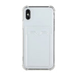 Custodia posteriore in TPU con slot per schede per iPhone