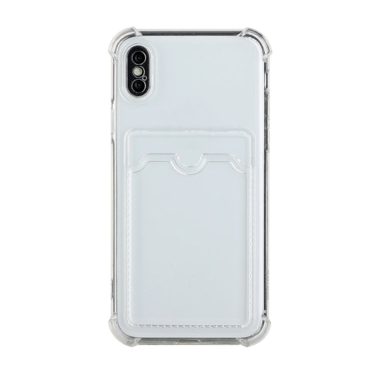 Custodia posteriore in TPU con slot per schede per iPhone
