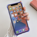 Custodia posteriore in TPU con slot per schede per iPhone