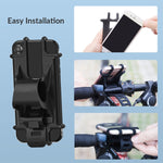 Supporto universale in silicone per telefono da bicicletta