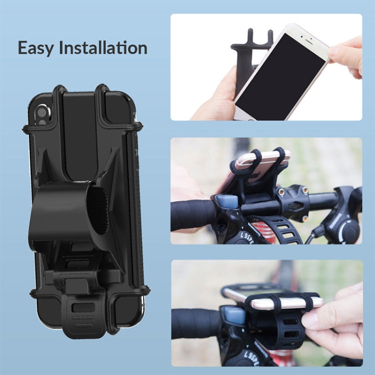 Supporto universale in silicone per telefono da bicicletta