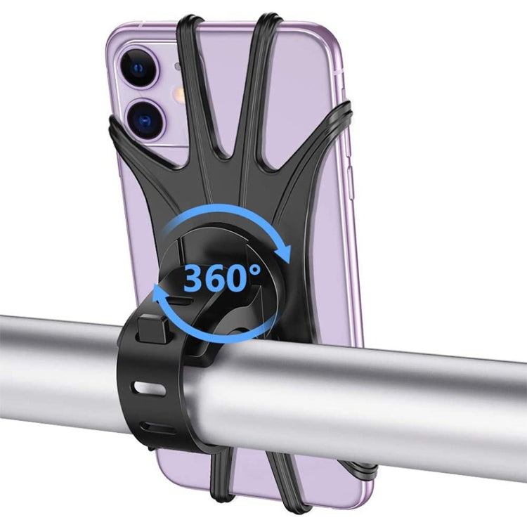 Supporto da bicicletta in silicone per smartphone 4-6,8 pollici