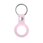 Custodia in pelle PU con portachiavi per AirTag