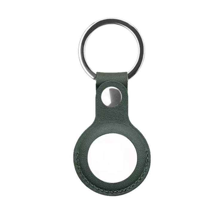 Custodia in pelle PU con portachiavi per AirTag