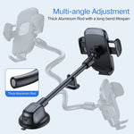 Supporto auto meccanico con rotazione 360° per smartphone