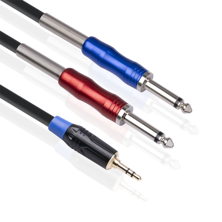 Cavo audio maschio 3,5 mm a doppio maschio 6,35 mm 1,8-5 m