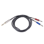 Cavo audio 6,35 mm maschio a doppio mono 1,8-5 m