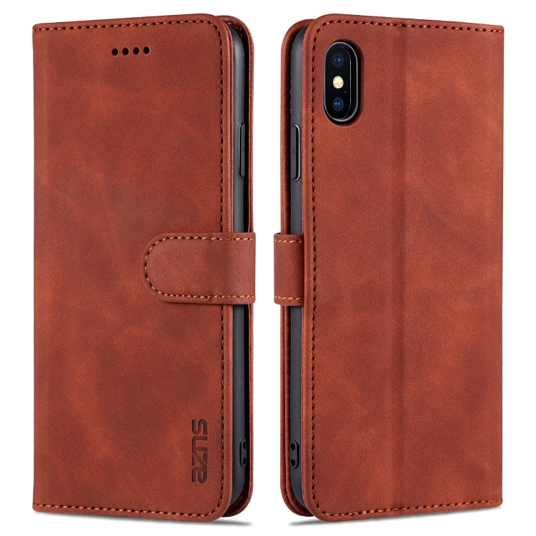 Custodia portafoglio in pelle con slot carte per iPhone XS Max