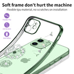 Custodia ultrasottile con motivo dente di leone per iPhone 12 Pro