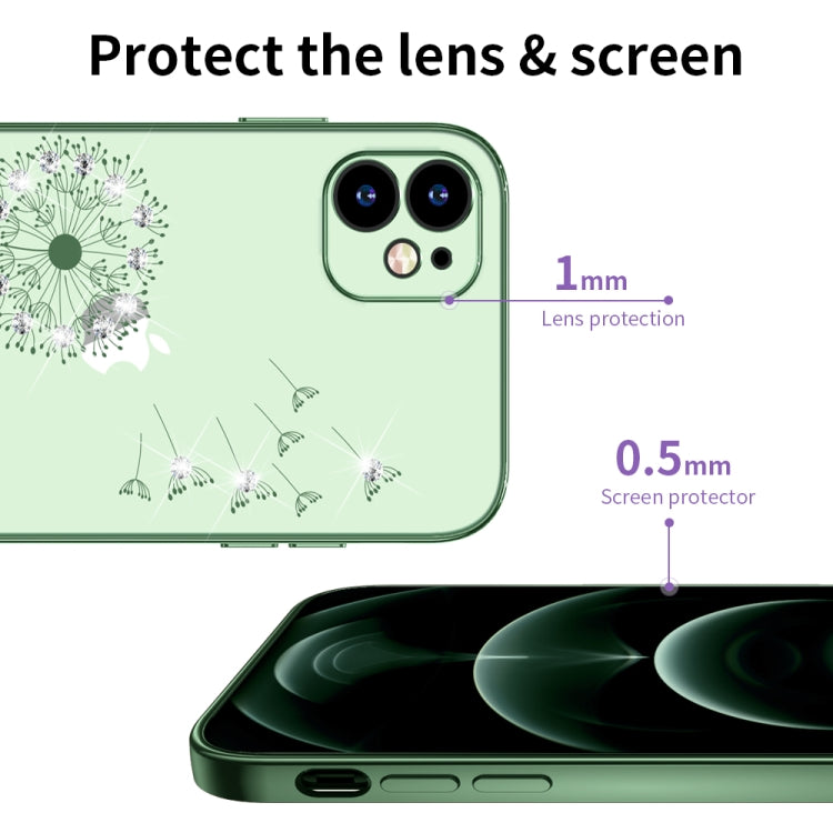 Custodia ultrasottile con motivo dente di leone per iPhone 12 Min