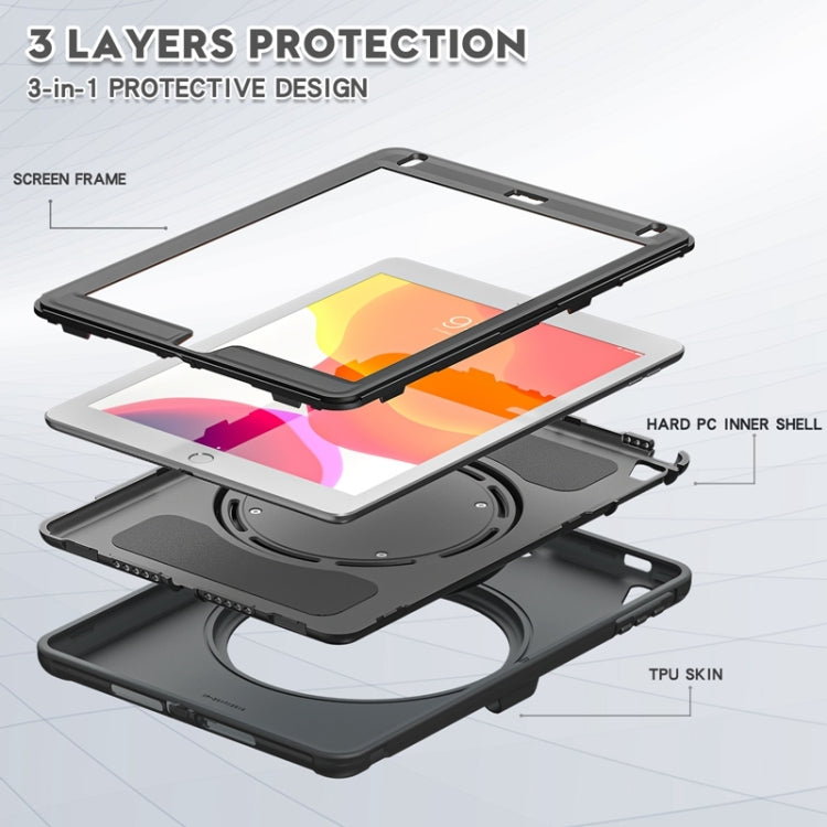 Custodia silicone con supporto rotante per iPad 9.7