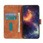 KHAZNEH Retro Texture PU + TPU Custodia in pelle a vibrazione orizzontale con supporto, slot per carte e portafoglio, For OnePlus Nord CE 5G