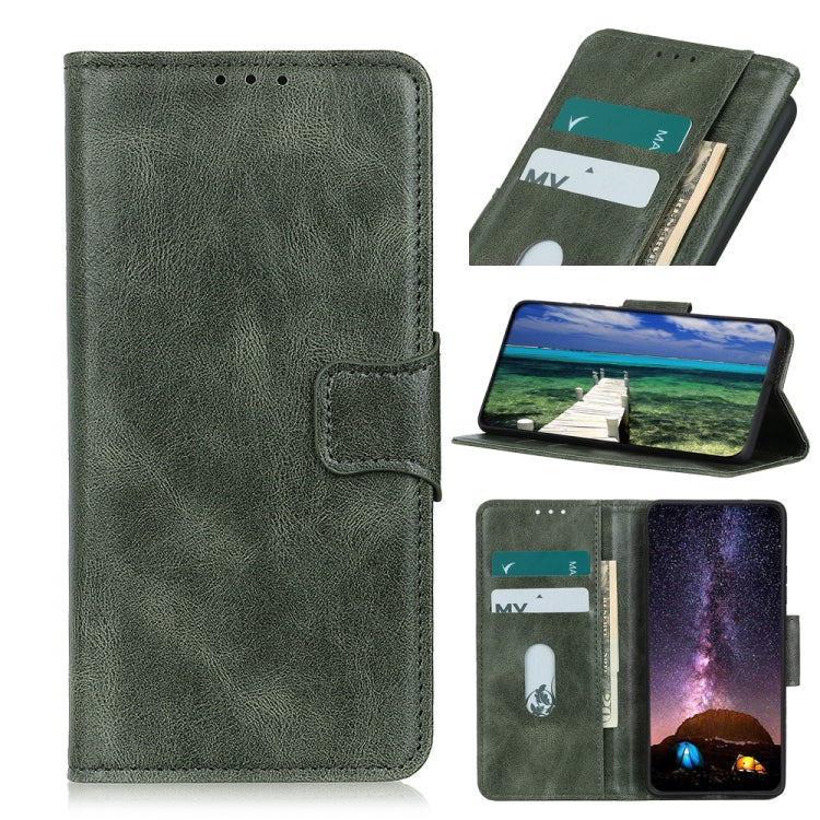 Mirren Crazy Horse Texture Custodia in pelle orizzontale a conchiglia con supporto, slot per carte e portafoglio, For OnePlus Nord CE 5G