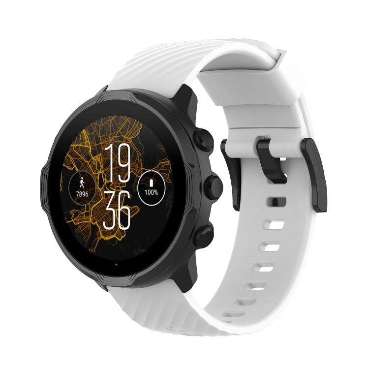 Cinturino in silicone 24 mm per Suunto 7 ricambio