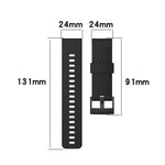 Cinturino in silicone 24 mm per Suunto 7 ricambio