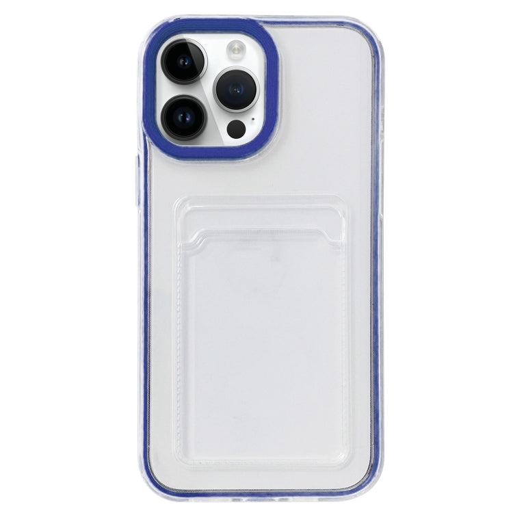Custodia TPU trasparente 360° con slot carte per iPhone 12/12 Pro
