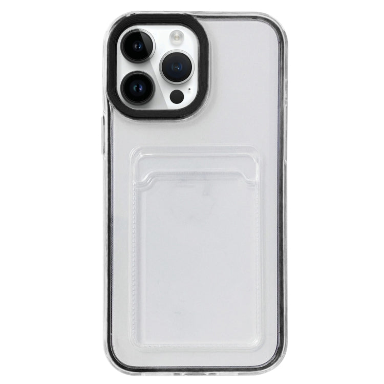 Custodia TPU trasparente 360° con slot carte per iPhone 12/12 Pro