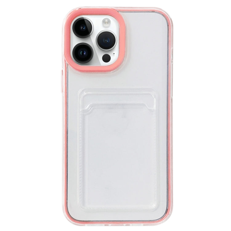 Custodia TPU trasparente 360° con slot carte per iPhone 12/12 Pro