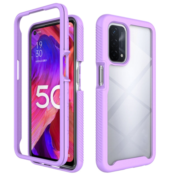 Starry Sky Solid Color Series Custodia protettiva antiurto per PC + TPU, For OnePlus Nord N200 5G