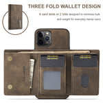 Custodia portafoglio magnetica per iPhone 12 Pro Max