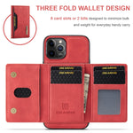 Custodia portafoglio magnetica per iPhone 12 e 12 Pro