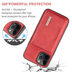 Custodia portafoglio magnetica per iPhone 12 e 12 Pro