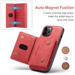 Custodia portafoglio magnetica per iPhone 12 e 12 Pro