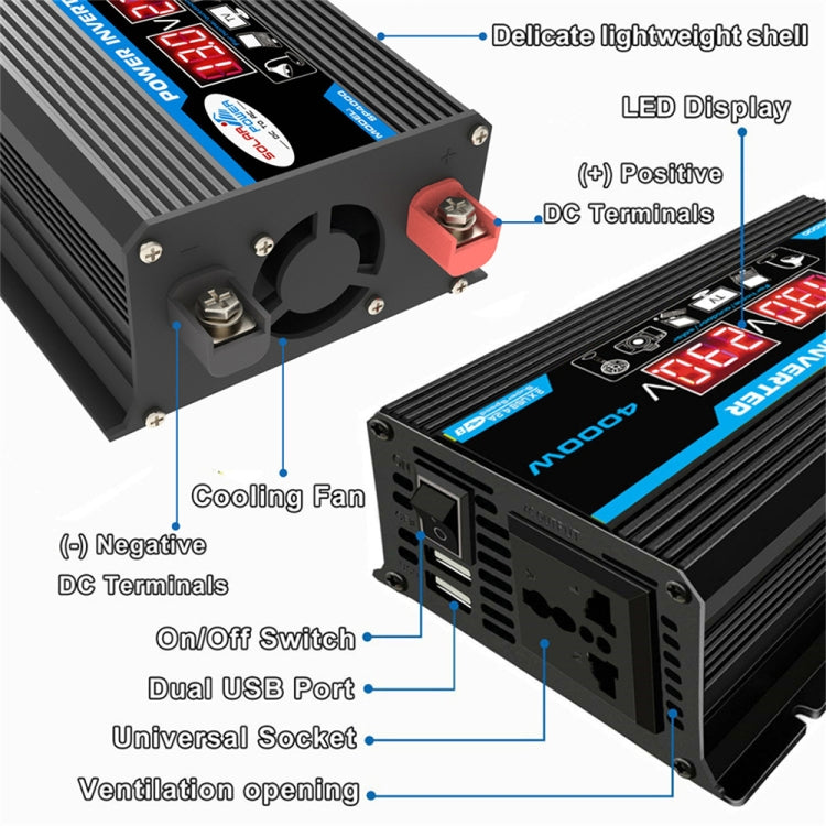 Inverter Auto 12V a 220V 300W Tang II Generazione