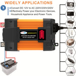 Alimentatore auto 12V a 220V 6000W con doppia USB e display LED