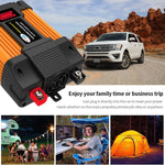 Alimentatore auto 12V a 220V 6000W con doppia USB e display LED