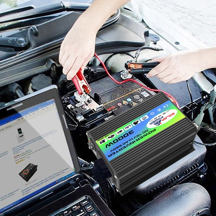 Inverter auto 12V a 220V 3000W con doppia USB