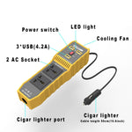 Convertitore di potenza auto 12V a 220V 300W con 3 USB
