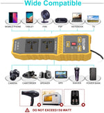 Convertitore di potenza auto 12V a 220V 300W con 3 USB