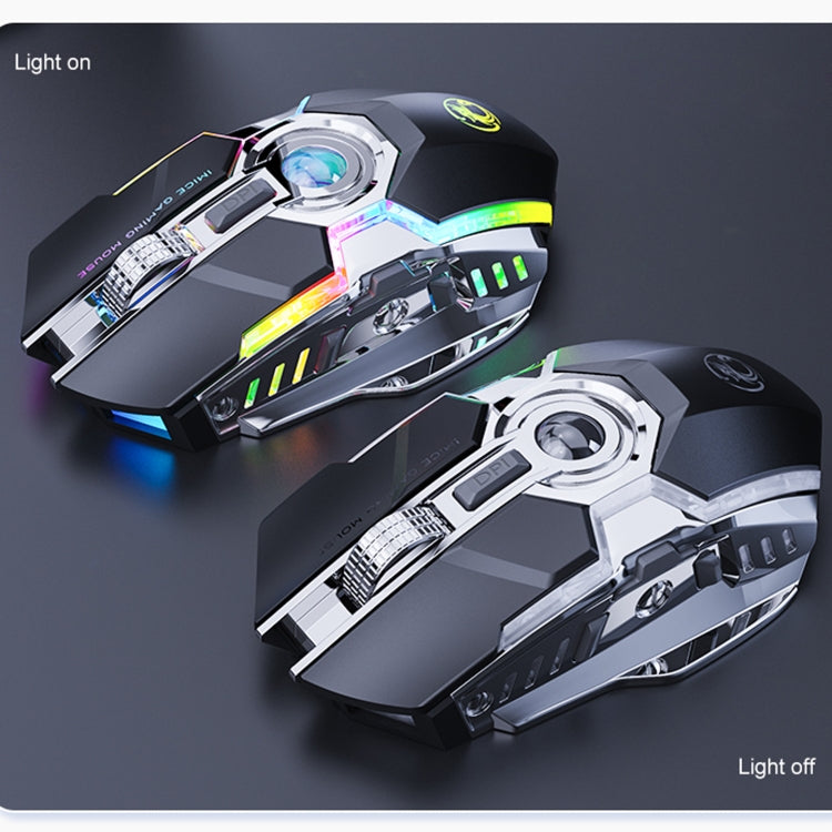 Mouse wireless iMICE G7 Streamer RGB silenzioso ricaricabile