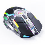 Mouse wireless iMICE G7 Streamer RGB silenzioso ricaricabile