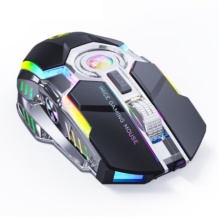 Mouse wireless iMICE G7 Streamer RGB silenzioso ricaricabile