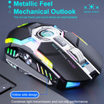 Mouse wireless iMICE G7 Streamer RGB silenzioso ricaricabile
