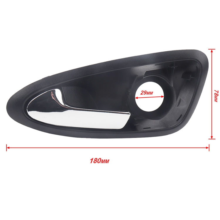 Maniglia interna porta sinistra galvanica Seat Ibiza 2009-2012