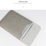 Borsa ultrasottile in pelle PU per notebook 11.6-15.4 pollici