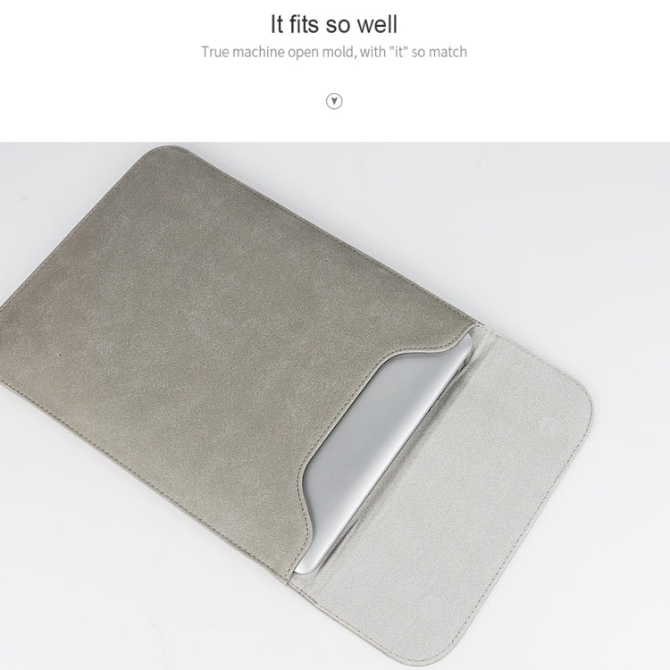 Borsa ultrasottile in pelle PU per notebook 11.6-15.4 pollici