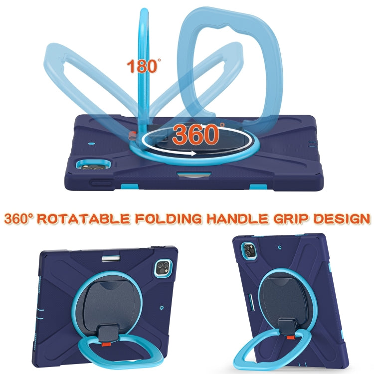 Custodia silicone e PC con tracolla per iPad Pro 12.9 2021/2022