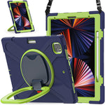 Custodia silicone e PC con tracolla per iPad Pro 12.9 2021/2022