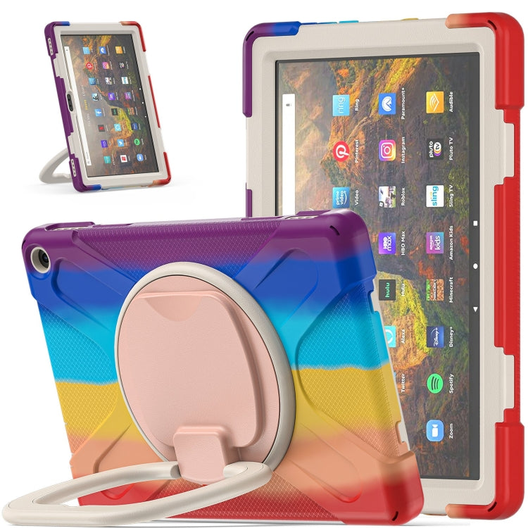 Custodia silicone e PC con tracolla per iPad Pro 12.9 2021/2022