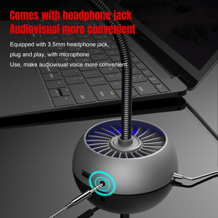 Microfono USB HXSJ F15 con riduzione rumore
